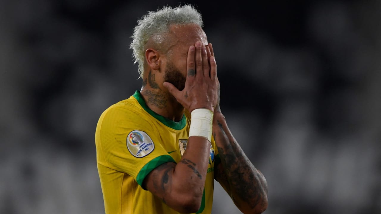 Siêu sao Neymar Junior trải qua trận chung kết Copa America 2021 với theo cách vô cùng khốn khổ