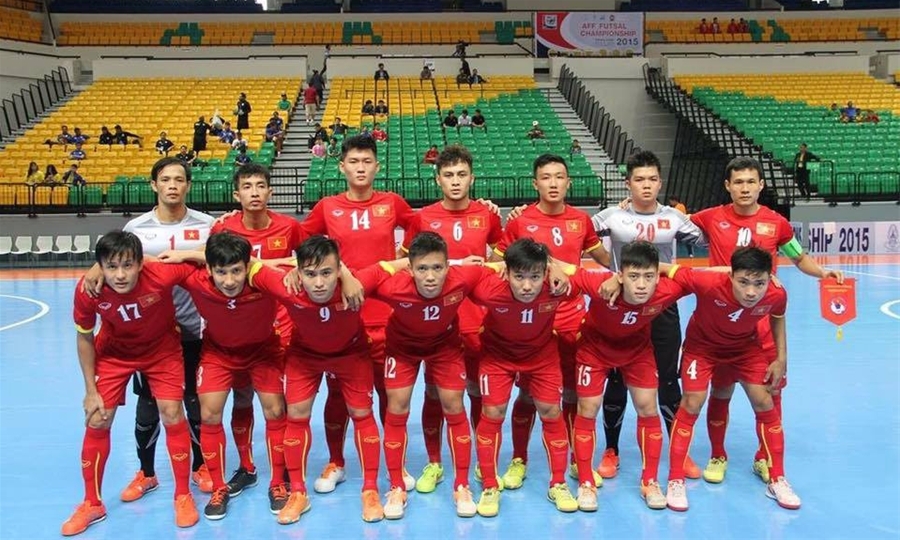 ĐT fulsal Việt Nam thi đấu với ĐT futsal Nga tại vòng 1/8