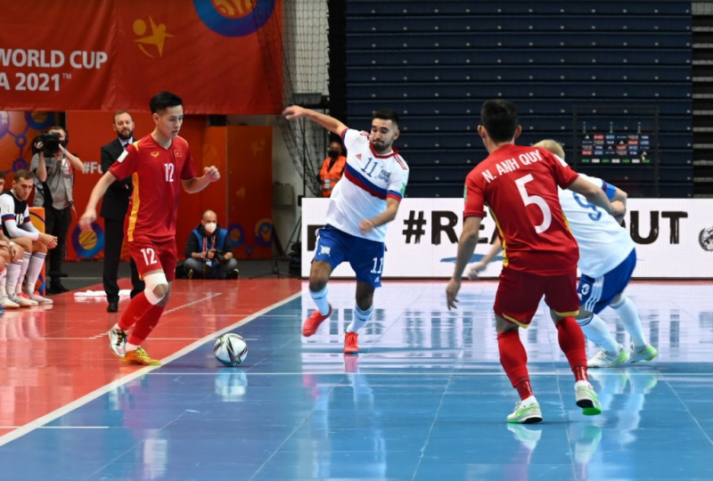 Futsal Việt Nam gặp ĐT Futsal Nga tại vòng 1/8 Futsal World Cup