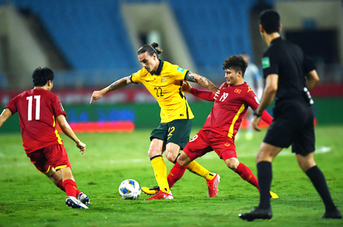 Tuyển Việt Nam thể hiện xuất sắc trước đội thi đấu mạnh như Australia 