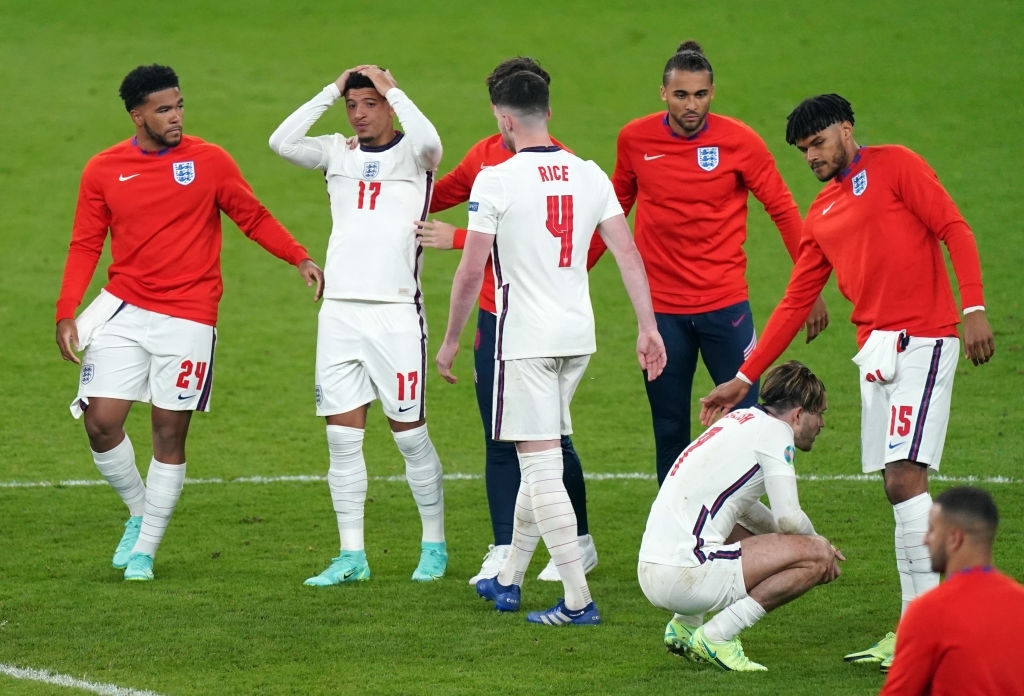 Thất bại của đội tuyển Anh trước đội tuyển Italia tại Euro 2020 vẫn đang là dư âm đau đớn